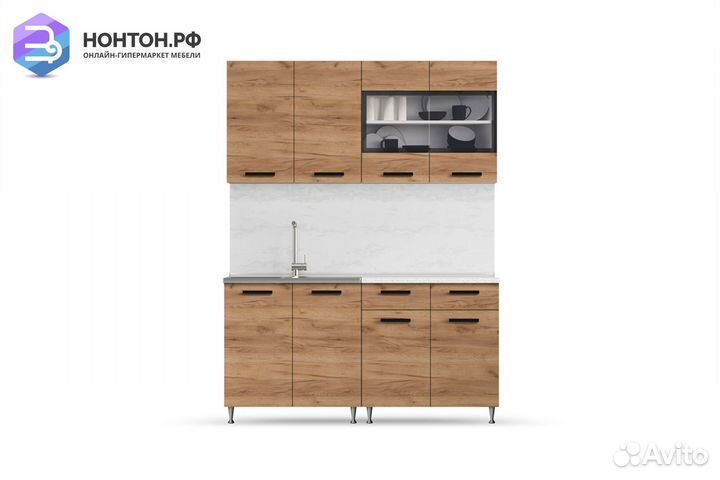 Кухня Рио 1.6 м дуб крафт