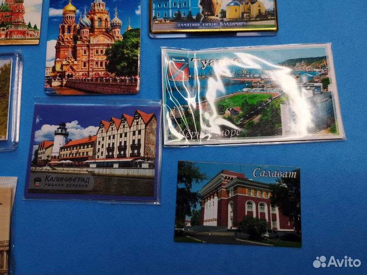 Магниты на холодильник города россии