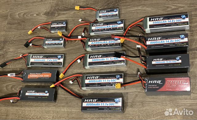 Новые Lipo Аккумуляторы Hrb / 2s / 3s / 4s / 6s купить в Москве | Хобби ...