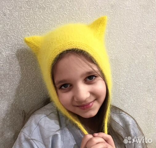 Чепчик женский с ушками