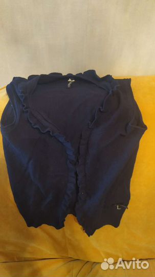 Школьная блузка и жилетка 140