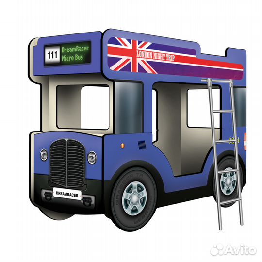 Кровать два яруса Автобус