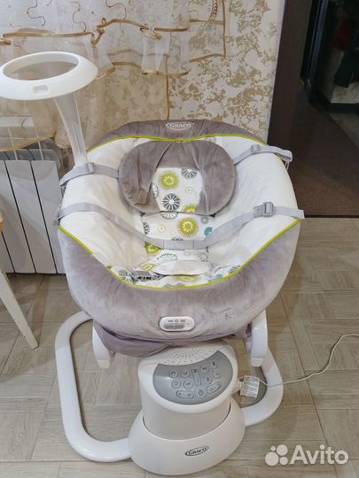 Чудо техника для малышей-люлька качалка Graco