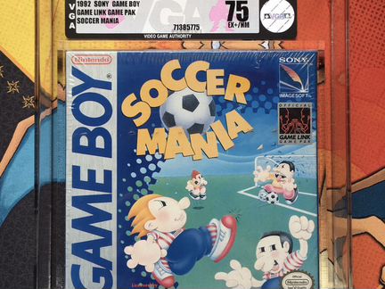 Soccer Mania Game Boy с оценкой VGA 75