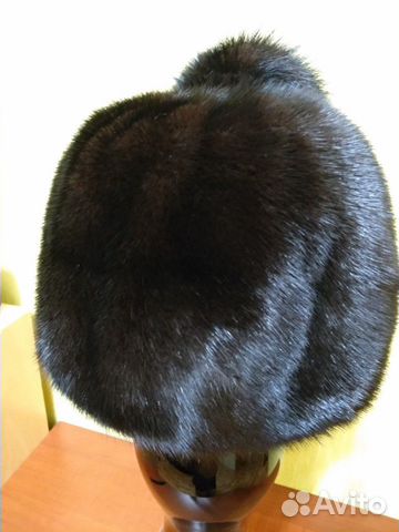 Женская норковая шапка