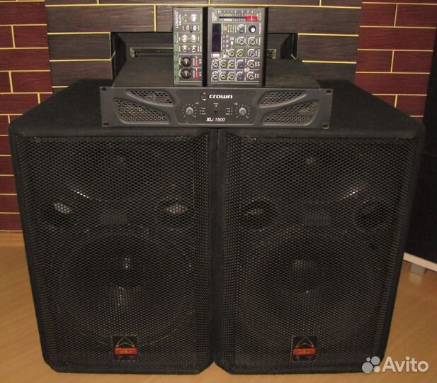 Колонки EVP 1200W 2шт Pro D15