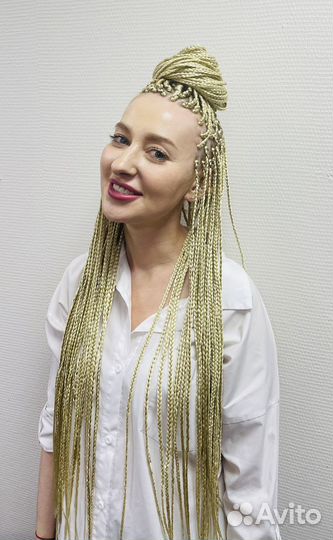 Плетение афрокосичек