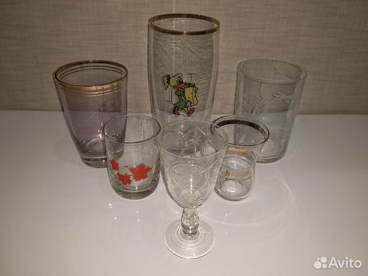 Рюмочки и стаканы СССР