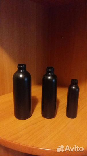 Флаконы пэт черные 50,100,150,200,250