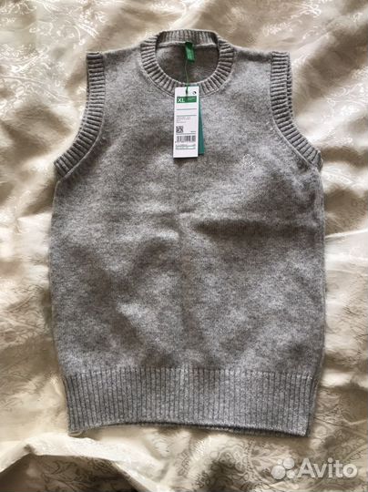 Жилетка серая для девочки 150 см