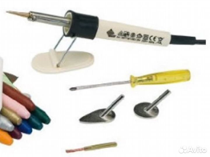 Прибор для декорирования свечей с насадками