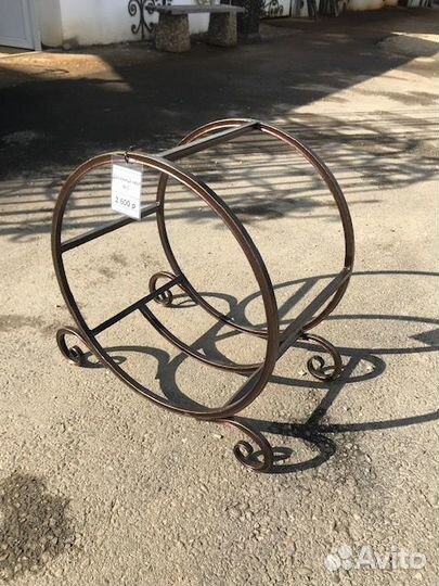 Дровница кованая