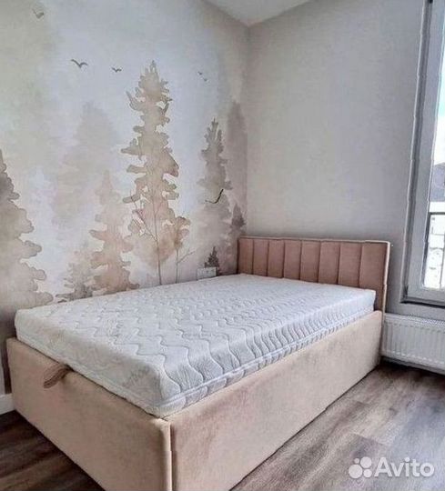 Кровать мягкая односпальная на заказ