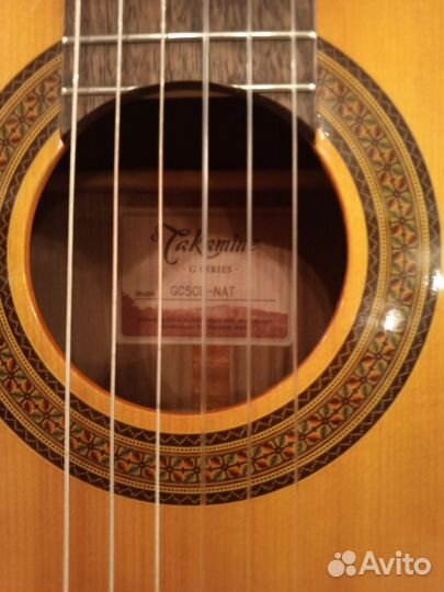 Классическая гитара с подключением takamine GC5CE