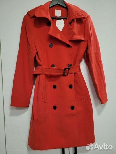 Плащ тренч hm 44 размер новый