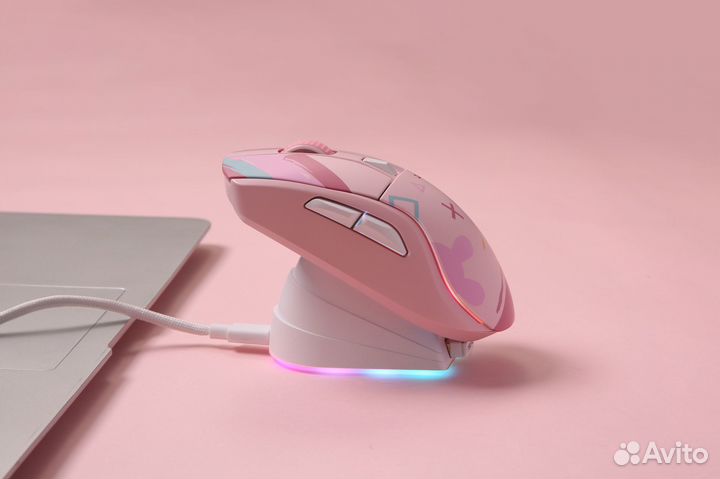 Игровая мышь Dareu A950 розовый