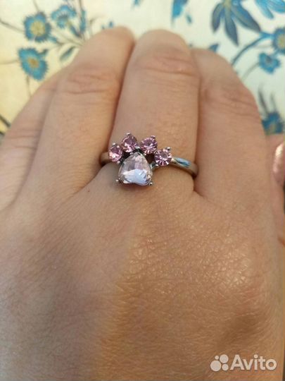 Кольцо кошачий след