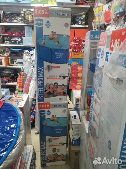 56984 Bestway Каркасный бассейн 305х100см с фильтр