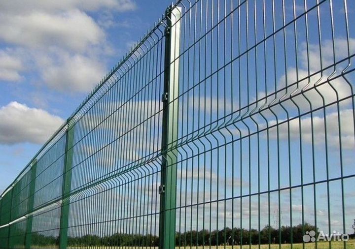 Забор из 3D сетки 40 метров