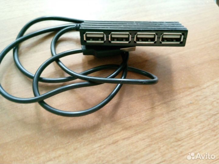 USB разветвитель на 4 порта, 3 порта