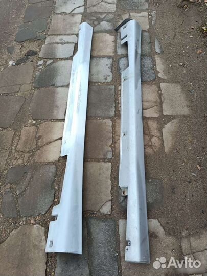 Накладки на пороги Ниссан Альмера Тино