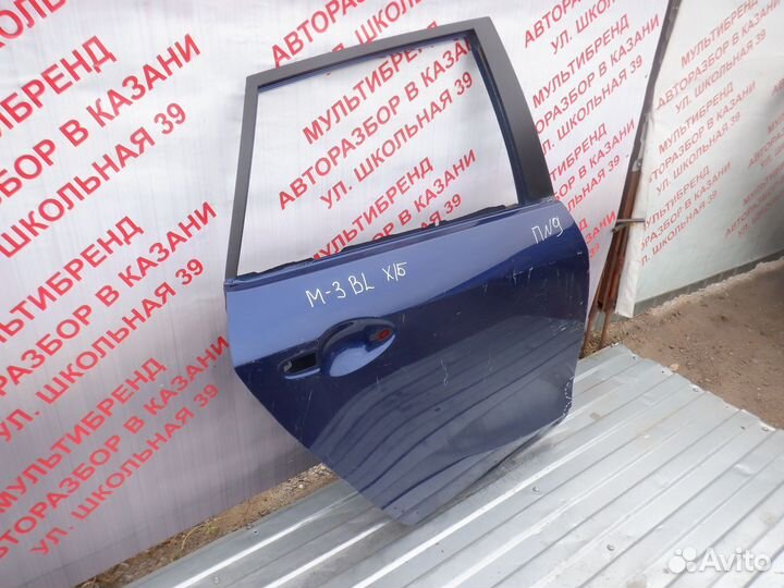 Дверь задняя правая Mazda 3 BL хэтчбек