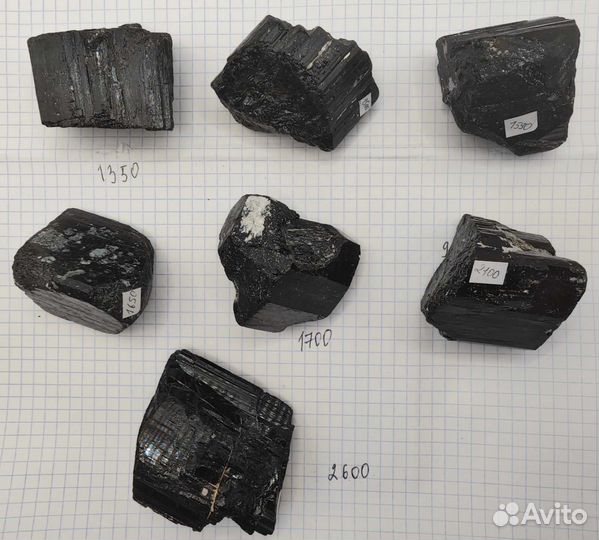 Черный турмалин шерл