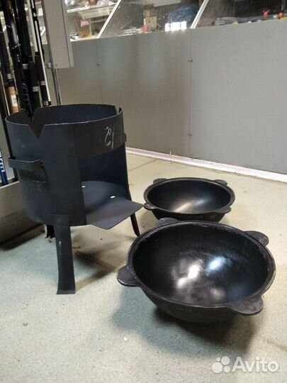 Казан чугунный 12л