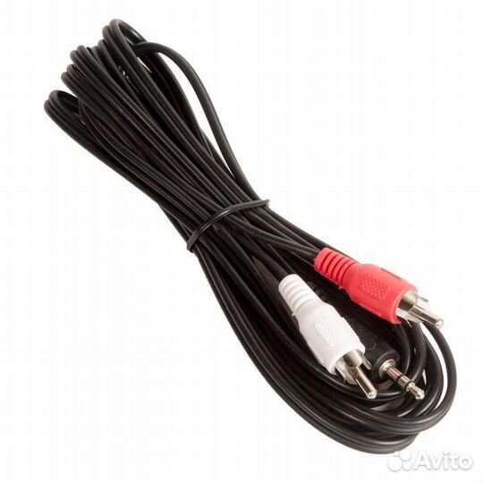 Кабель аудио Cablexpert CCA-458-2.5M, джек3.5 / 2x