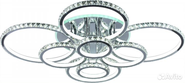 Люстра потолочная светодиодная с пультом