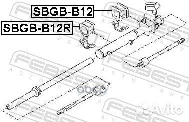 Опора рулевой рейки sbgb-B12 sbgb-B12 Febest