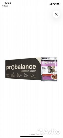 Корм Probalance для котят