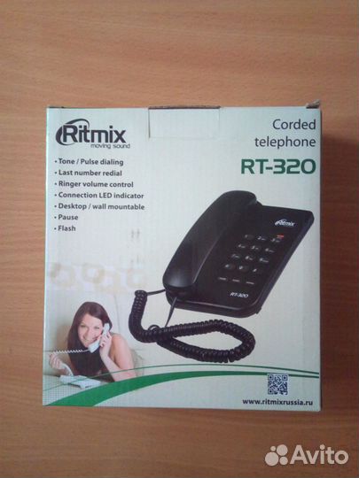 Телефон Ritmix RT-320 новый в упаковке