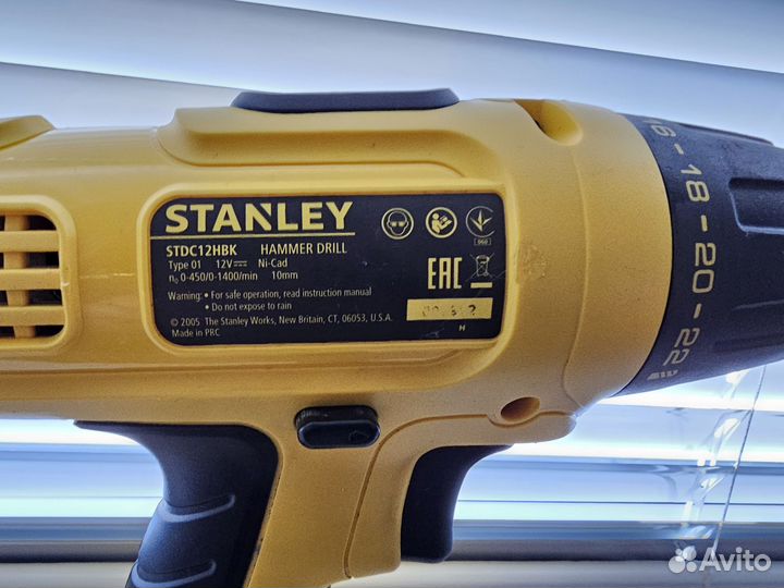 Шуруповерт Stanley 12v stdc12hbk