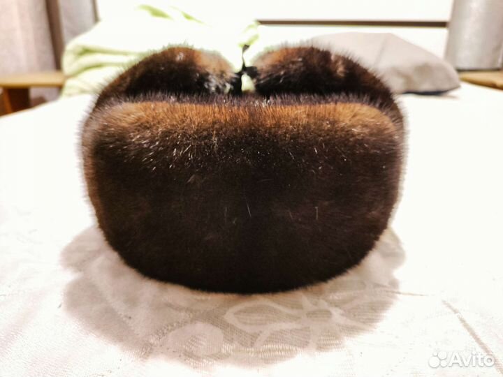 Норковая шапка мужская