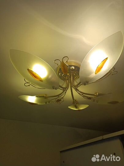 Люстра потолочная подвесная бу