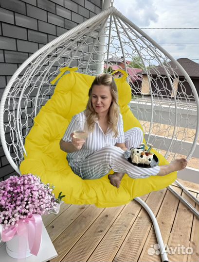 Подвесное кресло кокон для двоих