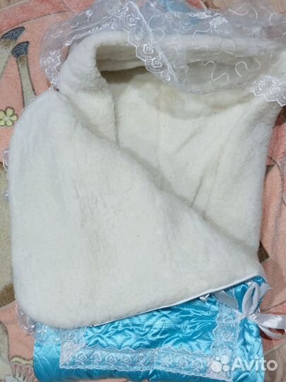 Конверт на выписку из овчины уголок,вещи