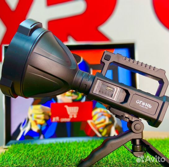 Фонарь ручной с треногой (Очень мощный) И7890