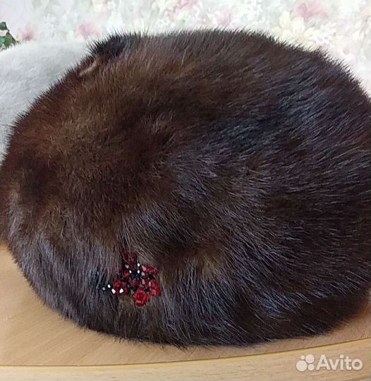 Шапка норковая женская