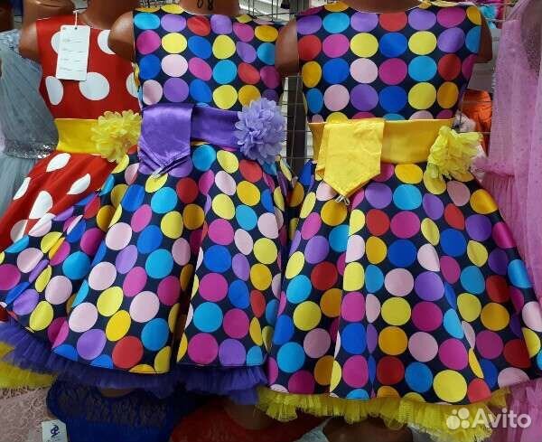 Новое платье в горошек Стиляги ретро для девочки