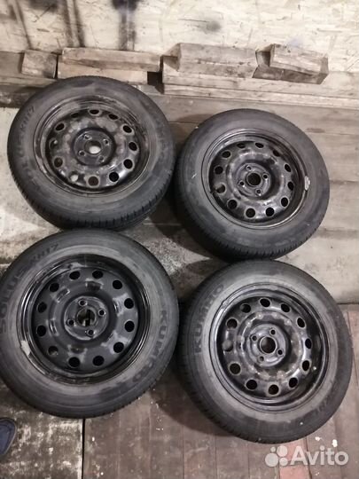 Колеса в сборе r15 летние 4 100