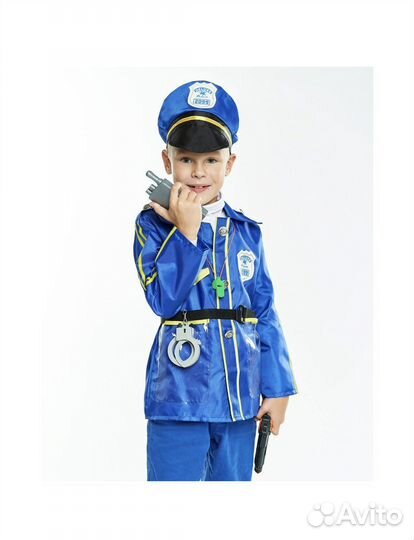 Костюм полицейского карнавальный 110-122