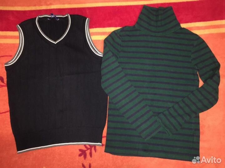 Вещи школьные для мальчика пакетом, р. 128-134