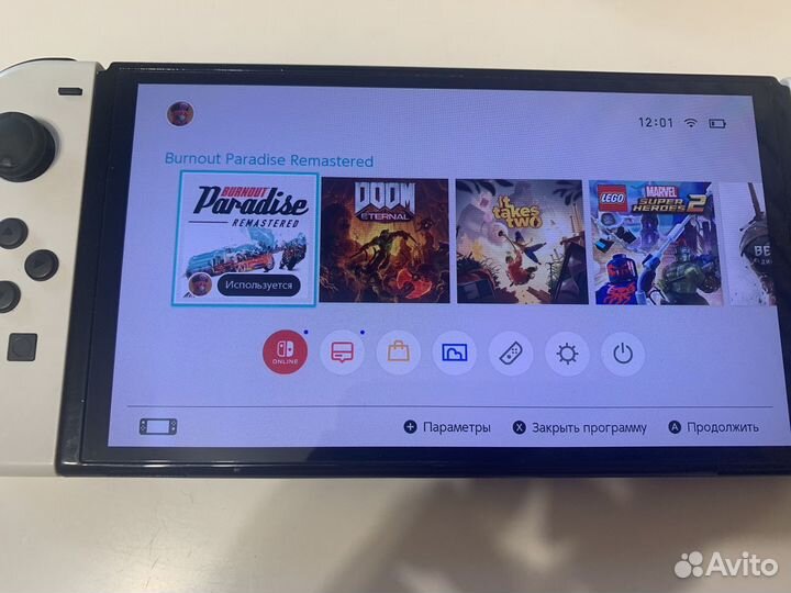 Nintendo switch oled с играми