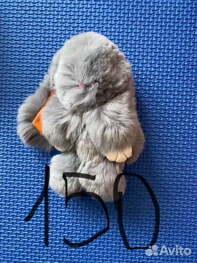 Брелок зайчик мягкий