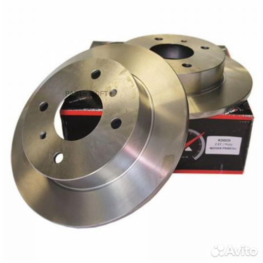 Kortex KD0026 Диск торм. зад.258x10 4 отв