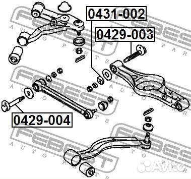 0429003 Болт с эксцентриком
