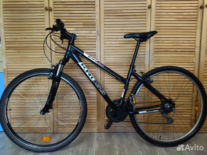 Велосипед гибрид женский 28 Kross Evado