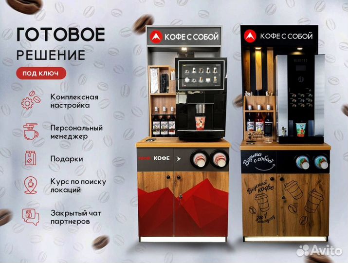 Готовый бизнес / Кофейня самообслуживания